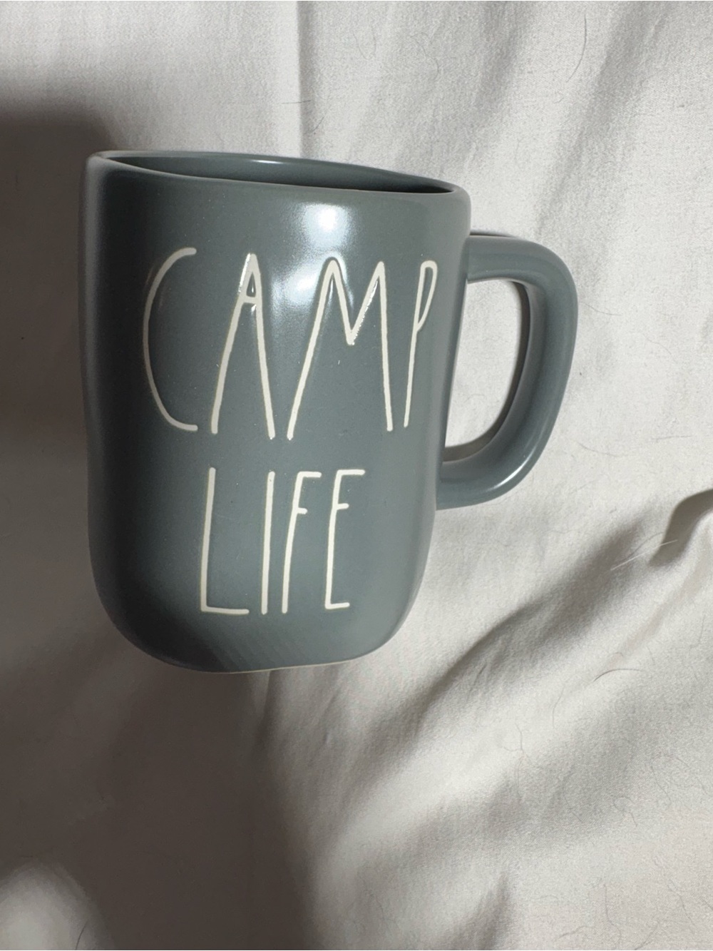 Rae Dunn Camp Life Mug in Slate Gray